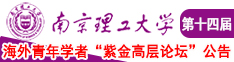 性爱日逼网南京理工大学第十四届海外青年学者紫金论坛诚邀海内外英才！